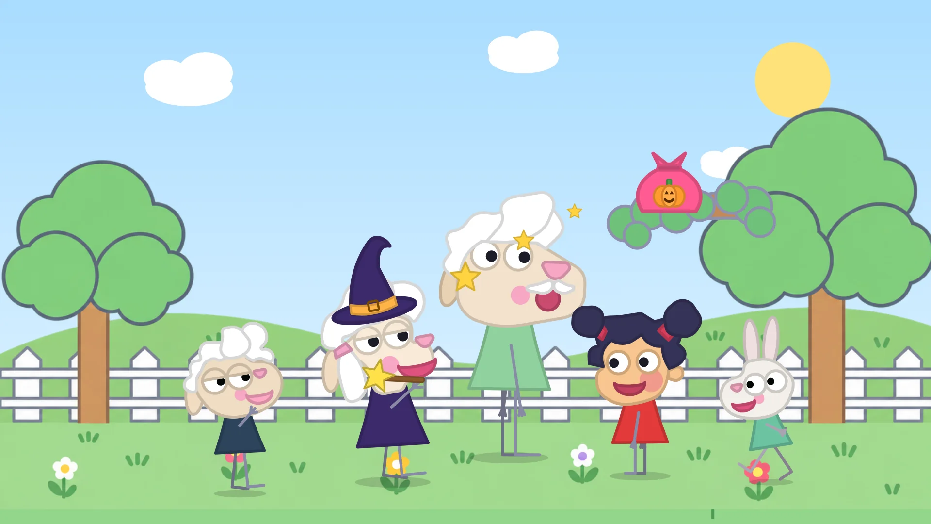 Dessin animé Halloween pour enfants : Le sort magique de Mouna