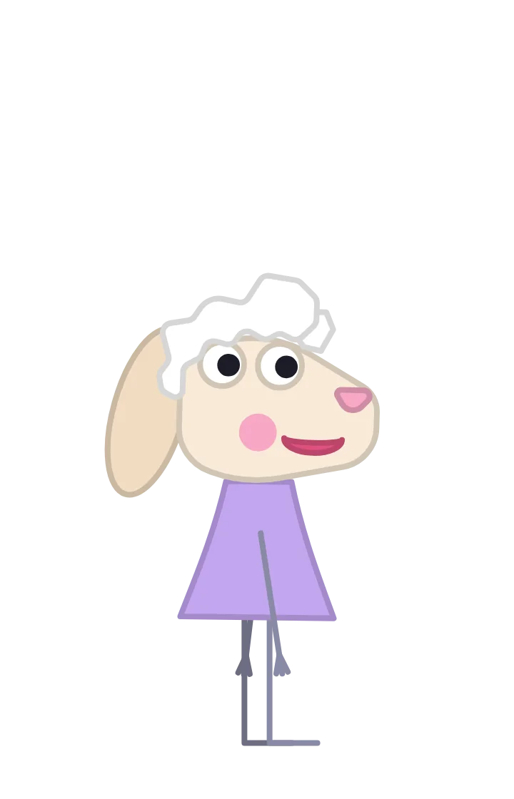 Maman, personnage du dessin animé Famille Moumoutte